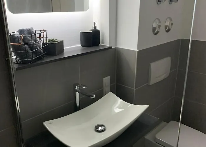 Renovated, Cozy 1-room With Balcony Pleidelsheim